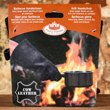 BBQ Mit - Black Leather