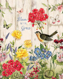 Art Pole From Studio M  - Bloom with Grace 20"